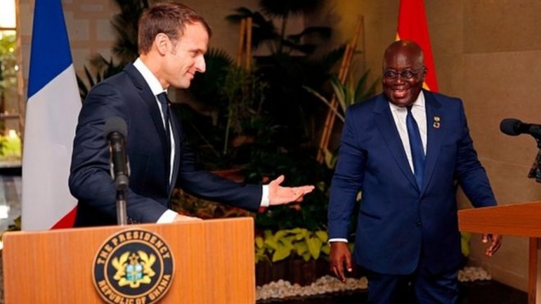 Akufo-Addo parle à Macron: «Il est temps que les Africains cessent de faire ce que souhaitent l'UE ou la France »