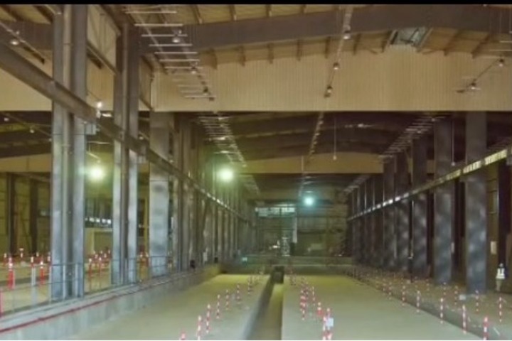 Côte d’Ivoire.  A Treichville, la grande gare du métro d'Abidjan prend forme