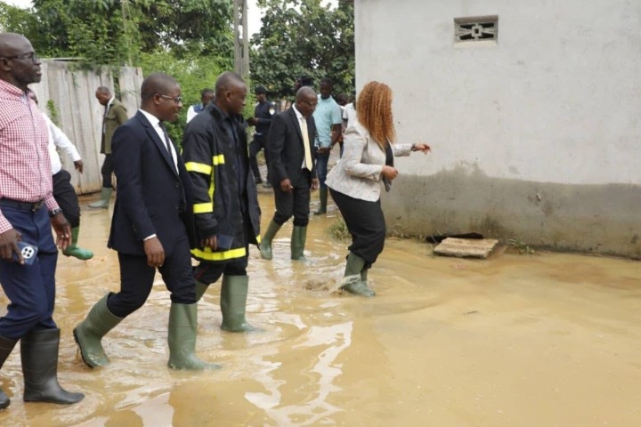 Côte d’Ivoire. Abidjan sous les eaux : un site d’accueil des sinistrés à Songon